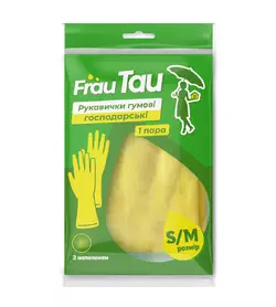 Перчатки резиновые Frau Tau S/М (4820263230992)