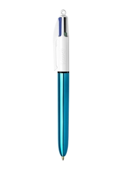 Шариковая ручка BIC 4 Colours Shine Blue 1 мм (3086123307513)