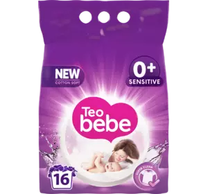 Стиральный порошок Teo Bebe Just Essentials Cotton Soft Purple 2.4 кг (3800024022784)