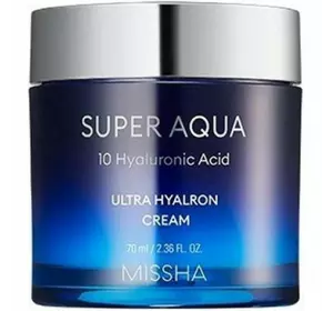 Увлажняющий крем для лица Missha Super Aqua Ultra Hyalron Cream 70 мл (8809643505260)