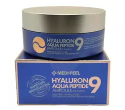 Гидрогелевые патчи Medi-Peel глубокого увлажнения с пептидами Hyaluron Aqua Peptide 9 Ampoule Eye Patch 60 шт (8809409343662)