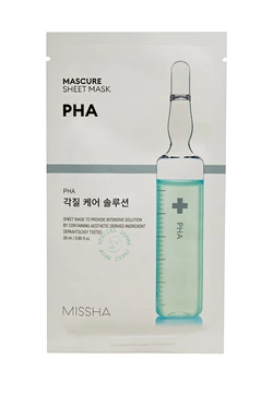Маска-пилинг для лица Missha Mascure Peeling Solution Sheet Mask PHA 27 мл (8809581456563)