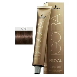 Краска для волос Schwarzkopf Professional Igora Royal Absolutes 5-60 светлый коричневый шоколадный 60 мл (4045787282290)