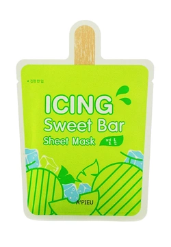 Тканевая маска с экстрактом дыни Apieu Icing Sweet Bar Sheet Mask Melon, 21 г (8809530047736)