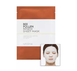 Обновляющая маска для лица Missha Bee Pollen Renew Sheet Mask 25 мл (8809581451223)