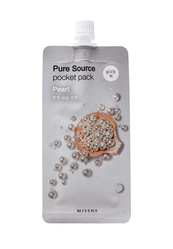 Ночная маска для лица Missha Pure Source Pocket Pack Pearl 10 мл (8806185781824)