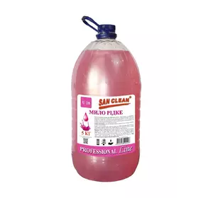 Жидкое мыло San Clean Prof Розовое 5 л (4820003544426)