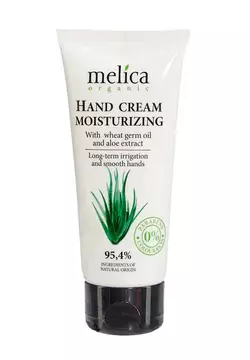 Увлажняющий крем для рук Melica Organic с маслом зародышей пшеницы и экстрактом алоэ 100 мл (4770416342198)
