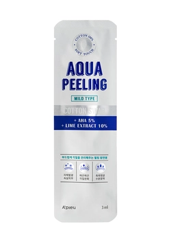 Палочка-пилинг Apieu Aqua Peeling Cotton Swab, 3 мл (8806185740173)