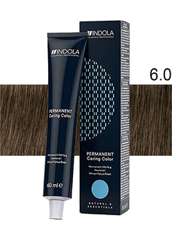 Перманентная крем-краска для волос Indola Permanent Caring Color 6.0 Русый натуральный 60 мл (4045787702057)