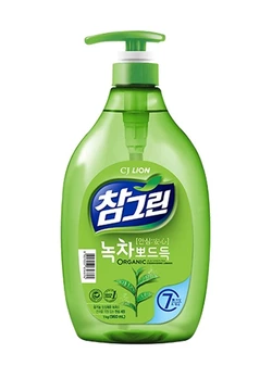 Средство для мытья посуды Lion Chamgreen Pump Зеленый чай 500 мл (8806325604969)