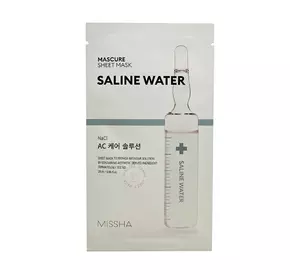 Увлажняющая маска для лица Missha Mascure AC Care Solution Sheet Mask Saline Water 27 мл (8809581456570)
