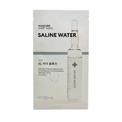 Увлажняющая маска для лица Missha Mascure AC Care Solution Sheet Mask Saline Water 27 мл (8809581456570)
