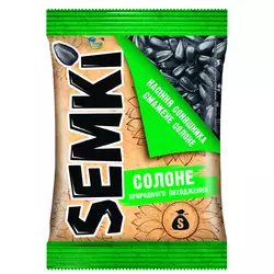Семена подсолнечника Semki жареные соленые 80 г (4820237810083)