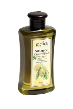 Шампунь Melica Organic для окрашенных волос с уф-фильтрами и экстрактом оливок 300 мл (4770416340637)