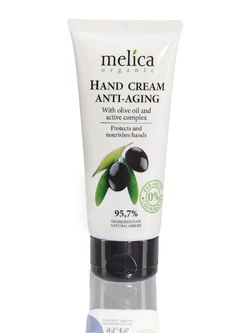 Омолоджуючий крем для рук melica organic з оливковою олією та активними компонентами, 100 мл (4770416342204)