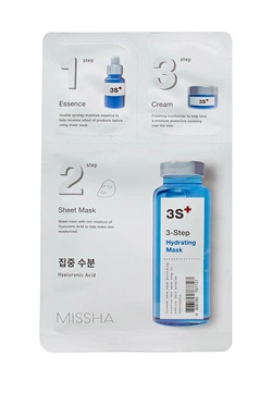 Набор очистительных масок Missha 3step Hydrating Mask 28 г (8806185787727)