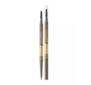 Водостойкий карандаш для бровей Eveline №02 soft brown серии micro precise brow pencil (5903416017448)