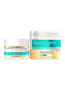 Ультра-Увлажняющий крем-концентрат для лица eveline cosmetics bio hyaluron expert 50+ (50 мл) (5903416007111)