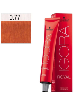 Краска для волос Schwarzkopf Professional Igora Royal  0-77 Медный 60 мл (4045787205749)