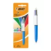 Шариковая ручка BIC 4 Colours Мини БЛ1 1 мм (3086123277403)