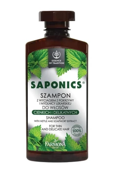 Шампунь Saponics Крапива и сапонария для деликатных волос 330мл (5900117007921)