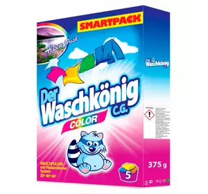 Порошок для стирки Waschkonig Color 375г (4260353550614)
