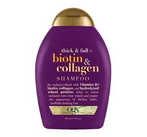 Шампунь для волос OGX Biotin & Collagen Thick & Full с биотином и коллагеном 385мл (22796976703)