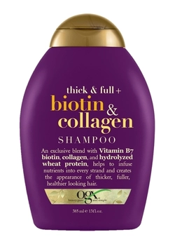 Шампунь для волос OGX Biotin & Collagen Thick & Full с биотином и коллагеном 385мл (22796976703)