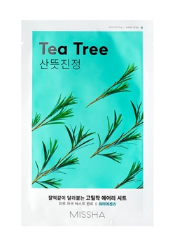 Маска для лица с экстрактом чайного дерева Missha Airy Fit Sheet Mask Tea Tree 19 г (8809581454750)