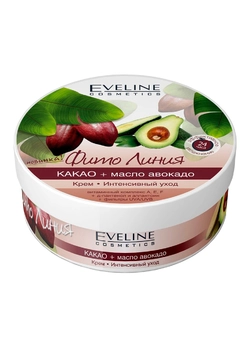 Крем-интенсивный уход Eveline Cosmetics Фито линия Какао + масло авокадо 210 мл (5907609332509)