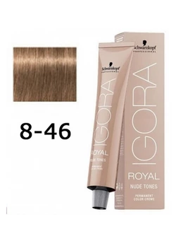 Крем-краска для волос Schwarzkopf Igora Royal Nudes 8-46 Светло-русый бежевый шоколадный 60 мл (4045787324716)
