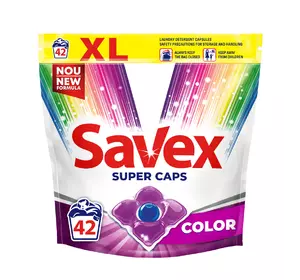 Капсулы для стирки Savex Super Caps Color 42 шт (3800024046902)