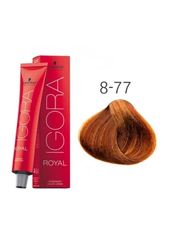 Крем-краска для волос Schwarzkopf Igora Royal 8-77 Светло-Русый Медный Экстра 60 мл (4045787954418)