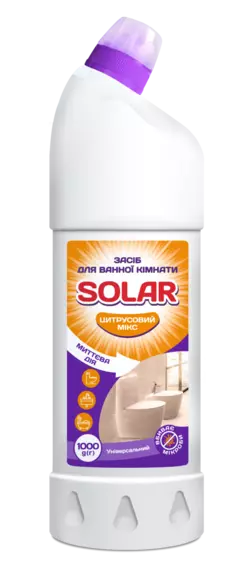 Универсальное средство Solar Цитрусовый микс для чистки сантехники 1 л (4820269930087)