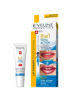 Интенсивный филлер для губ Eveline Lip Therapy Professional Total Action 8 в 1 7.5 мл (5901761956597)