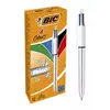 Набор шариковых ручек BIC 4 Colours Shine Silver 1 мм 12 шт (3086123343979) Набор шариковых ручек BIC 4 Colours Shine Silver 1 мм 12 шт (3086123343979)