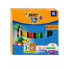 Пластилин bic kids plastelina (6 цветов) (3086123485488) Пластилин bic kids plastelina (6 цветов) (3086123485488)