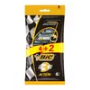 Набор бритв без сменных картриджей bic action 3 (4 + 2 шт) (3086123399327) Набор бритв без сменных картриджей bic action 3 (4 + 2 шт) (3086123399327)