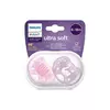 Силиконовая пустышка philips avent ultra soft 6-18 мес. для девочек 2шт. (scf223/02) (8710103938767) Силиконовая пустышка philips avent ultra soft 6-18 мес. для девочек 2шт. (scf223/02) (8710103938767)