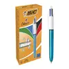 Набор шариковых ручек BIC 4 Colours Shine Blue 1 мм 12 шт (3086123494893) Набор шариковых ручек BIC 4 Colours Shine Blue 1 мм 12 шт (3086123494893)