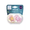 Силиконовая пустышка philips avent ultra air с декором 6-18 мес 2 шт для девочек (scf343/22) (8710103942801) Силиконовая пустышка philips avent ultra air с декором 6-18 мес 2 шт для девочек (scf343/22) (8710103942801)