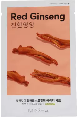 Маска для лица Красный женьшень Missha Airy Fit Red Ginseng 19 г (8809581454774) Маска для лица Красный женьшень Missha Airy Fit Red Ginseng 19 г (8809581454774)