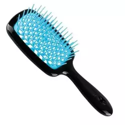 Щетка Janeke Superbrush черная с голубым (8006060573173) Щетка Janeke Superbrush черная с голубым (8006060573173)