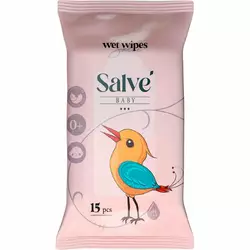Салфетки влажные Salve детские розовые 15 шт (5853954200485) Салфетки влажные Salve детские розовые 15 шт (5853954200485)