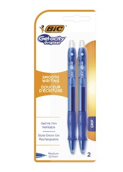 Набор гелевых ручек bic gelocity original синий (2 шт) (3086123537422) Набор гелевых ручек bic gelocity original синий (2 шт) (3086123537422)