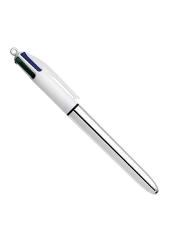 Шариковая ручка BIC 4 Colours Shine Silver 1 мм (3086123310384) Шариковая ручка BIC 4 Colours Shine Silver 1 мм (3086123310384)