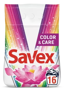 Стиральный порошок Savex Color & Care Автомат 2.4 кг (3800024012617) Стиральный порошок Savex Color & Care Автомат 2.4 кг (3800024012617)