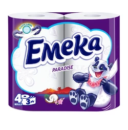 Туалетная бумага EMEKA ELASTIC FIBRES PARADISE 3 слоя 4 шт (3800024026508) Туалетная бумага EMEKA ELASTIC FIBRES PARADISE 3 слоя 4 шт (3800024026508)