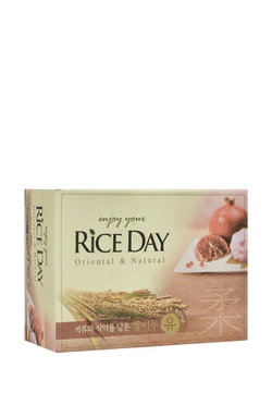 Мыло туалетное Lion Rice Day Oriental & Natural Pomegranate Soap с экстрактом граната и пиона, 100 г (8806325609049)